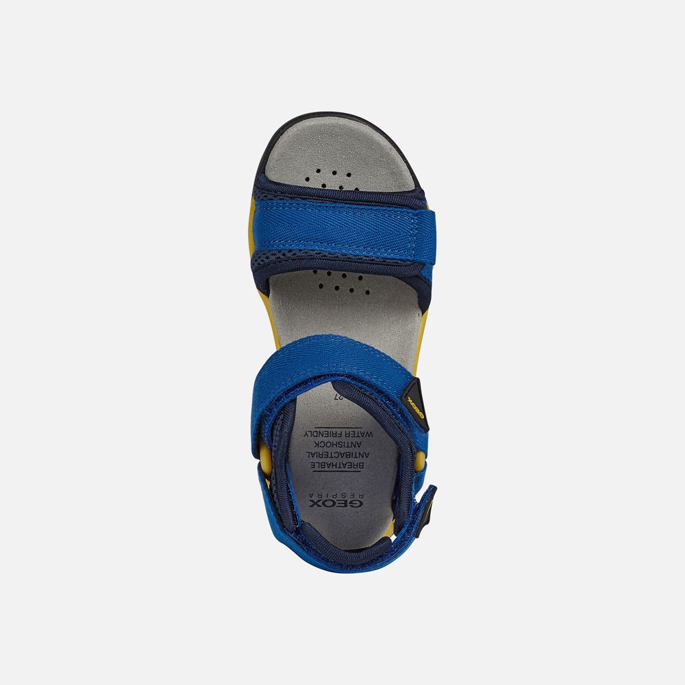 Sandalias Geox Menino Azuis - Borealis - ATWGB6150